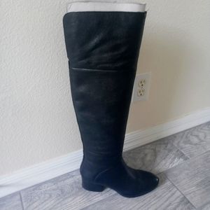 Tommy Hilfiger over the knee leather boots